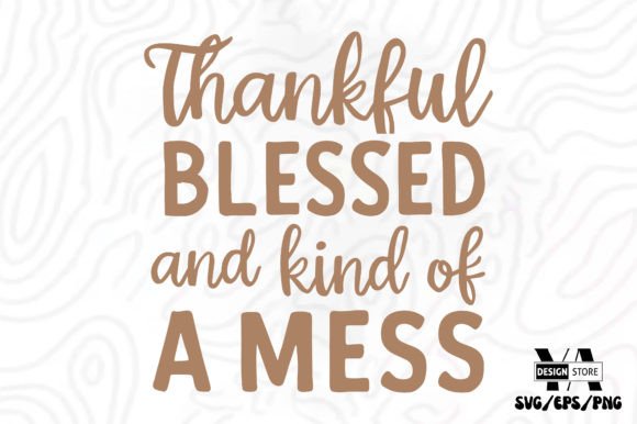 Review: Fall Autumn Thankful Quote SVG PNG for Stitchers