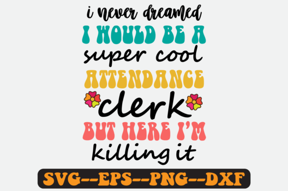 Reviewing the Attendance Clerk Retro SVG for Stitching