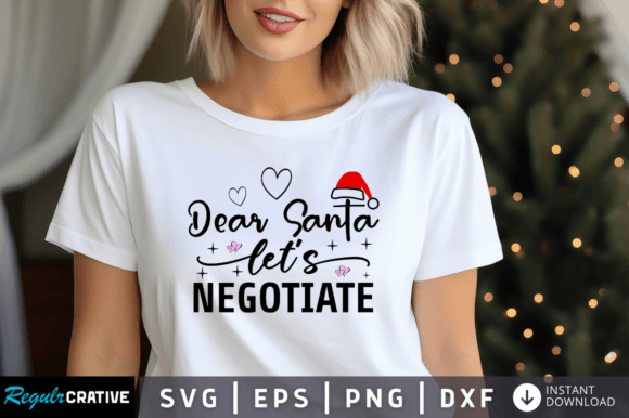 Reviewing the Dear Santa Lets Negotiate SVG for Embroidery